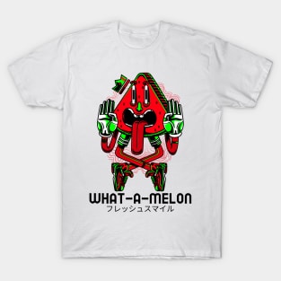 What-A-Melon Funny Cartoon Characters T-Shirt